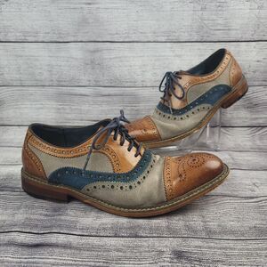 Justin Reece England Smith Casual Brogue Smarts In Brown Size EU 40 US 7